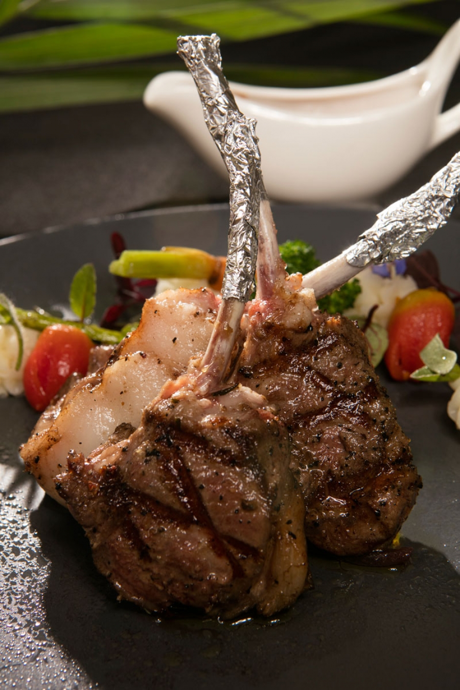 grilled new zealand lamb chop